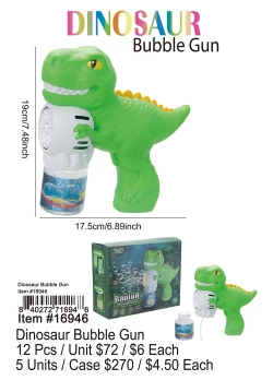 Dinosaur Bubble Gun